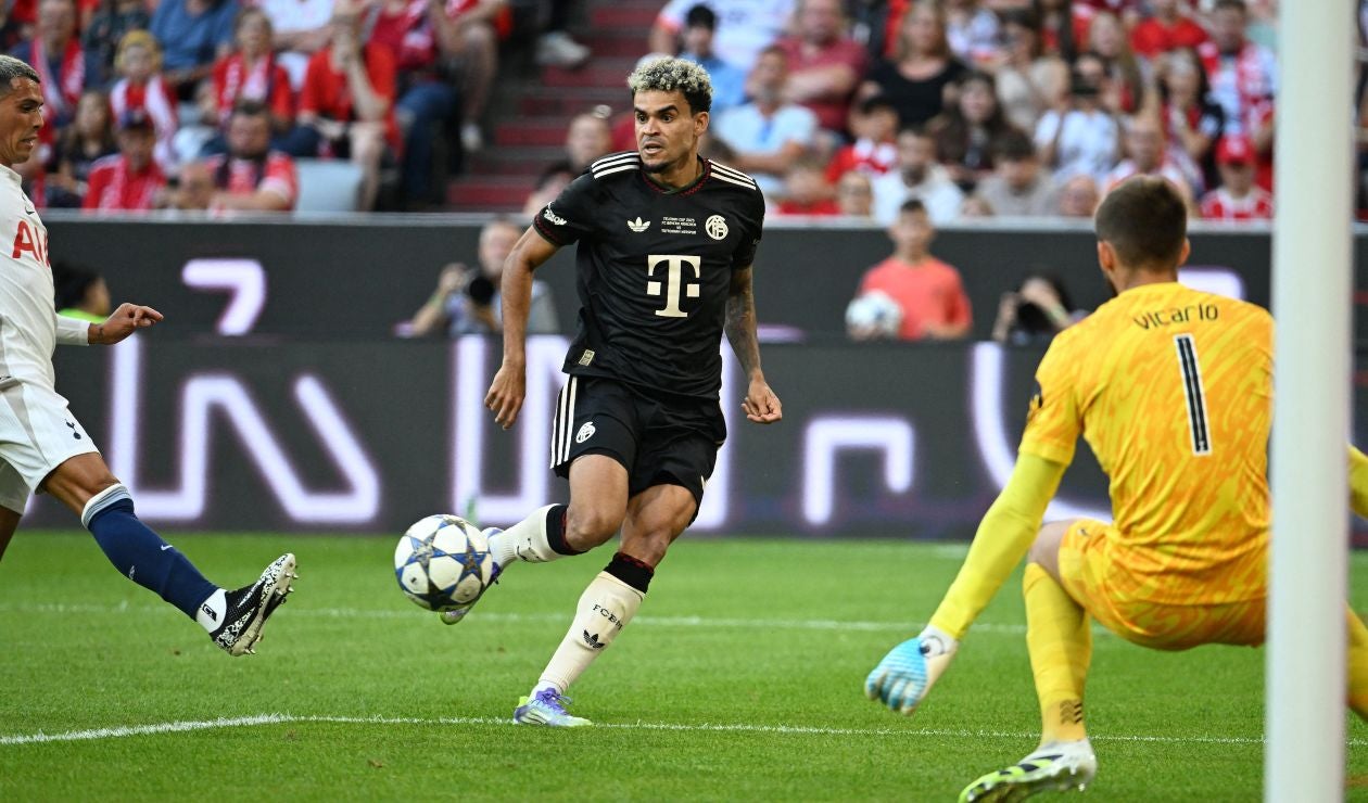 Luis Díaz protagonista en la goleada de Bayern Múnich ante Tottenham