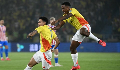 Luis Díaz y Jhon Arias, futbolistas colombianos
