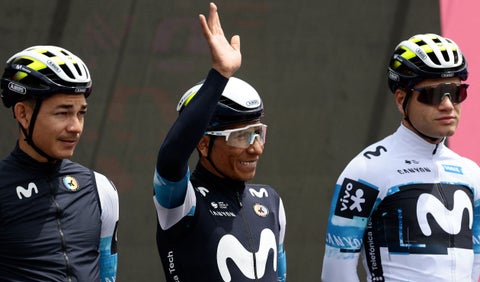 Movistar Team sufrió la baja de Enric Mas