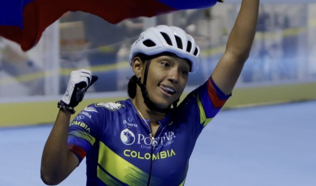 María Fernanda Timms, patinadora colombiana