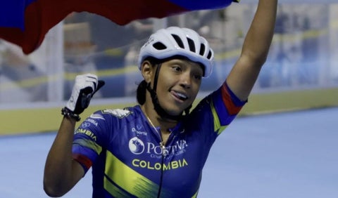 María Fernanda Timms, patinadora colombiana