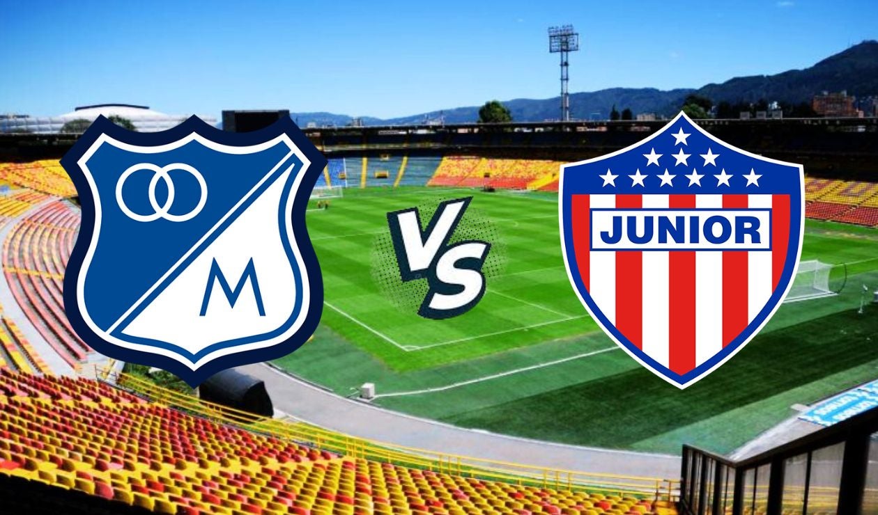 Millonarios vs Junior EN VIVO HOY 23 de agosto: Liga Betplay fecha 8