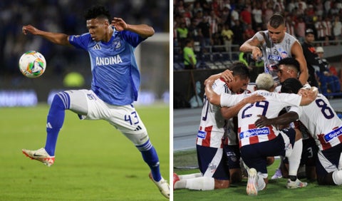 Millonarios y Junior en Liga BetPlay