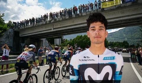 Kevin Castillo, ciclista del Movistar