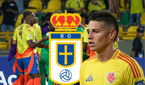 Real Oviedo, Selección Colombia sub 17 y James Rodríguez