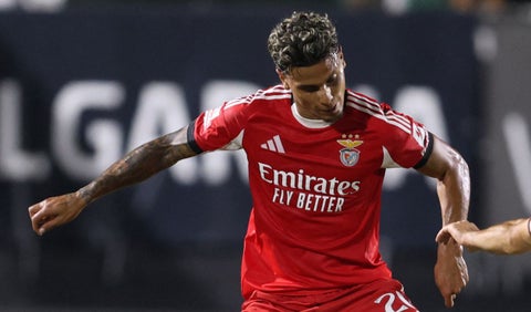 Richard Ríos en Benfica vs Fenerbahce