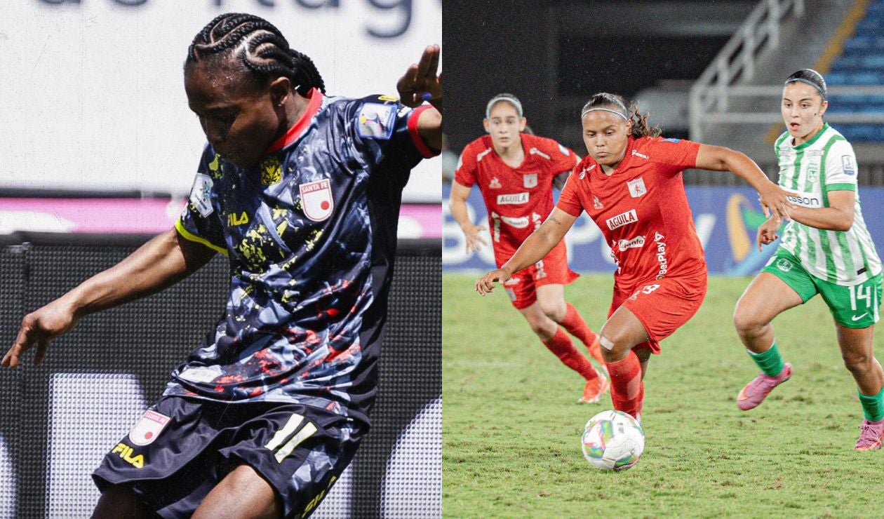 Santa Fe vs América de Cali Liga BetPlay Femenina