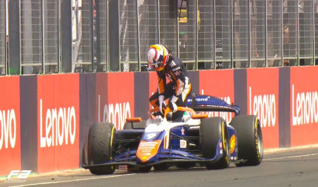 Sebastían Montoya tuvo mal día en la Fórmula 2: Resultados GP Hungría