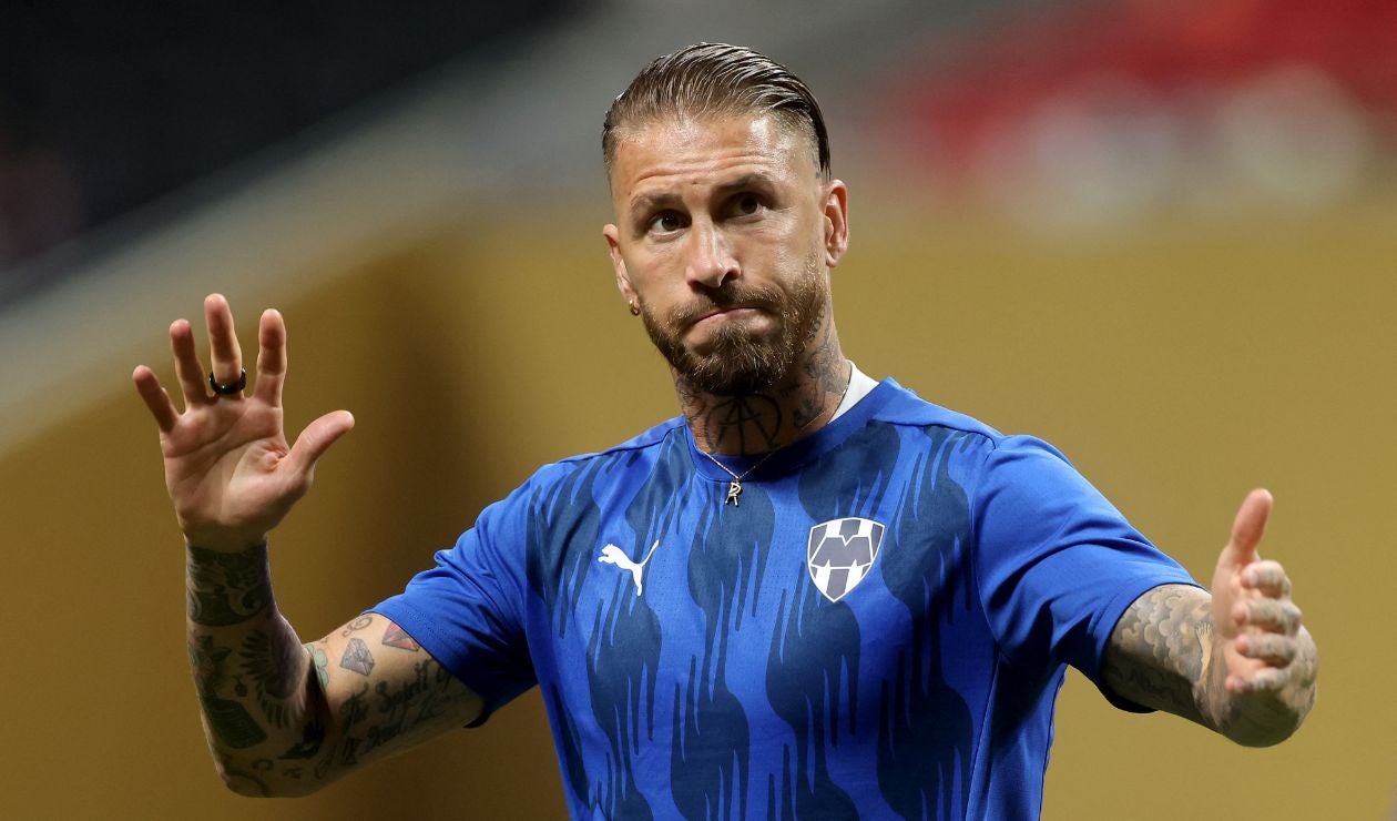 Sergio Ramos con Monterrey