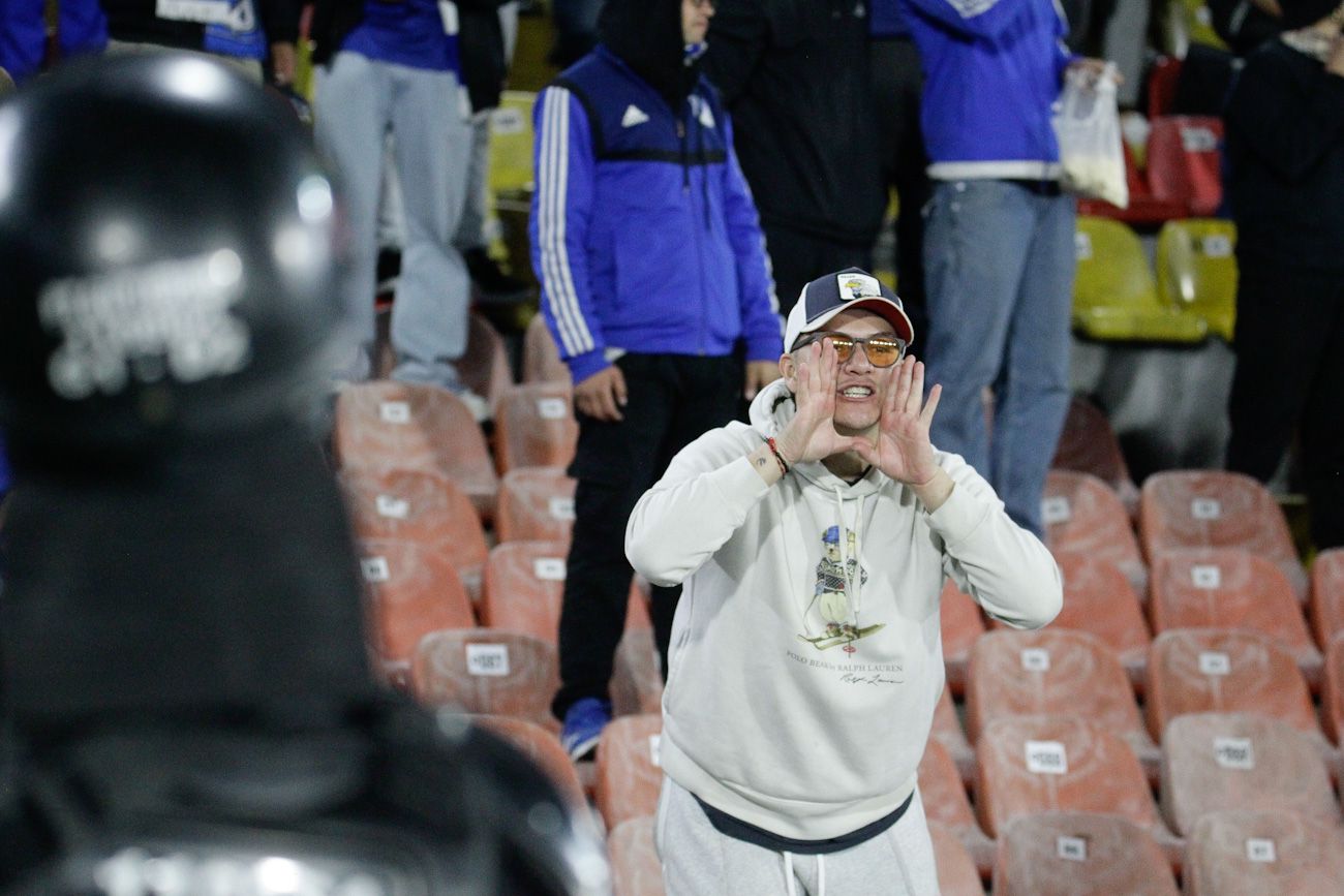 Protesta de hinchas de Millonarios contra Unión Magdalena