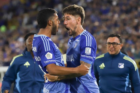 Millonarios enfrenta a Junior en juego válido por la fecha 8 de la liga Betplay II - 2025 en el estadio Nemesio Camacho el Campin. Camila Díaz - RCN Radio