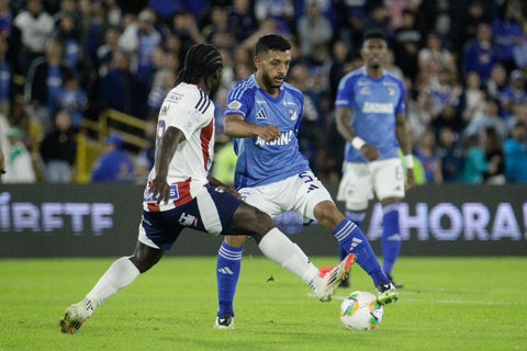 Millonarios enfrenta a Junior en juego válido por la fecha 8 de la liga Betplay II - 2025 en el estadio Nemesio Camacho el Campin. Camila Díaz - RCN Radio
