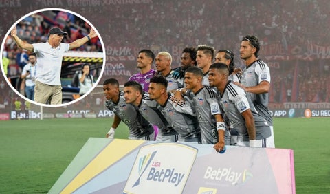 Alfredo Arias y técnico de Junior