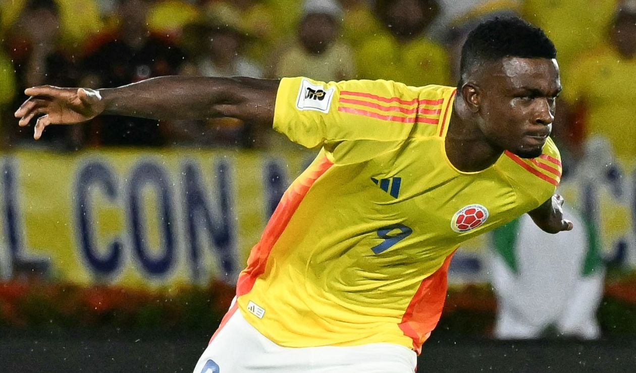 Jhon Durán con la selección Colombia