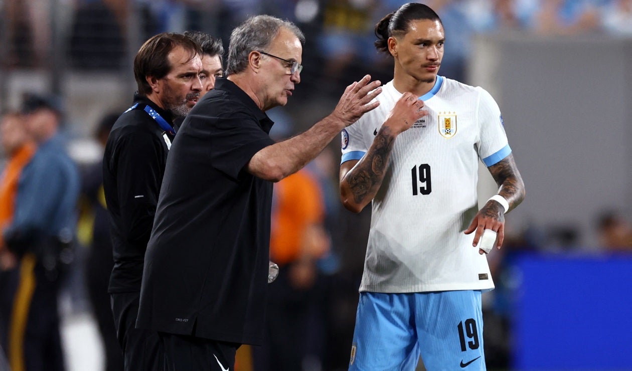 Marcelo Bielsa y Darwin Núñez