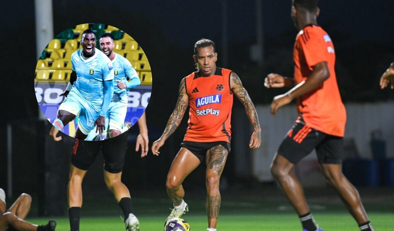 Dayro Moreno y Johan Arango