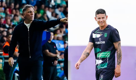 Eduardo Berizzo y James Rodríguez