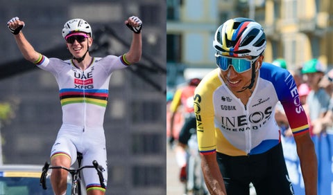 Egan Bernal le mete presión a Pogacar antes del Mundial de Ciclismo