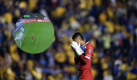 Error de Kevin Mier con Cruz Azul