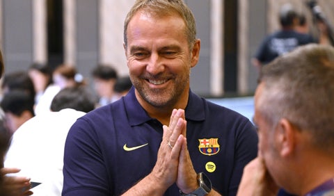 Hansi Flick, entrenador del Barcelona