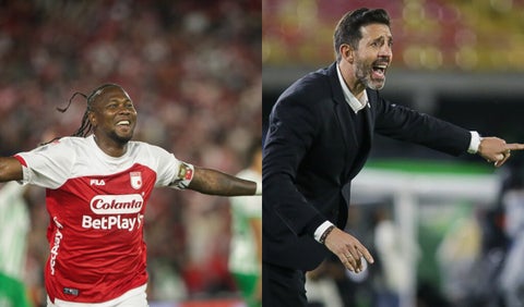 Hugo Rodallega y Jorge Bava