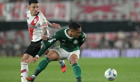 Kevin Castaño en River Plate vs Palmeiras