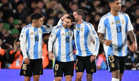 Lionel Messi en el último partido en Buenos Aires por Eliminatorias