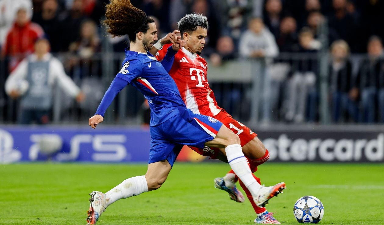 Luis Díaz brilló en la victoria de Bayern Múnich sobre Chelsea