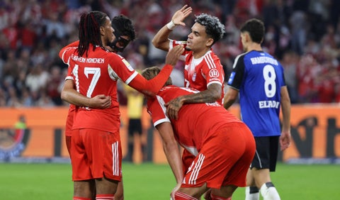 Luis Díaz con el Bayern Múnich