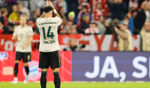 Luis Díaz con el Bayern Múnich