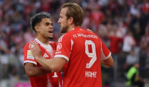 Luis Díaz con el Bayern Múnich