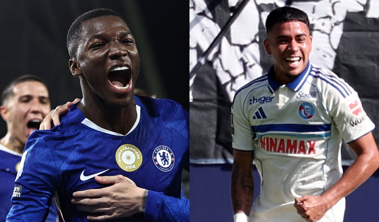 Moisés Caicedo y Kendry Páez