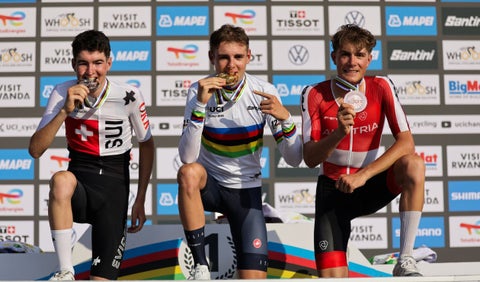 Mundial de Ciclismo 2025: posición de los colombianos en prueba Sub 23