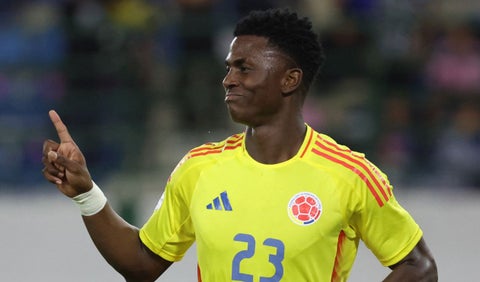 Néiser Villarreal, delantero de la Selección Colombia sub 20