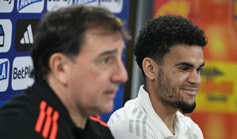 Néstor Lorenzo y Luis Díaz - Selección Colombia