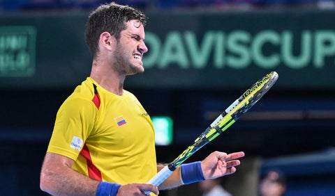 Nicolás Mejía cayó en Copa Davis
