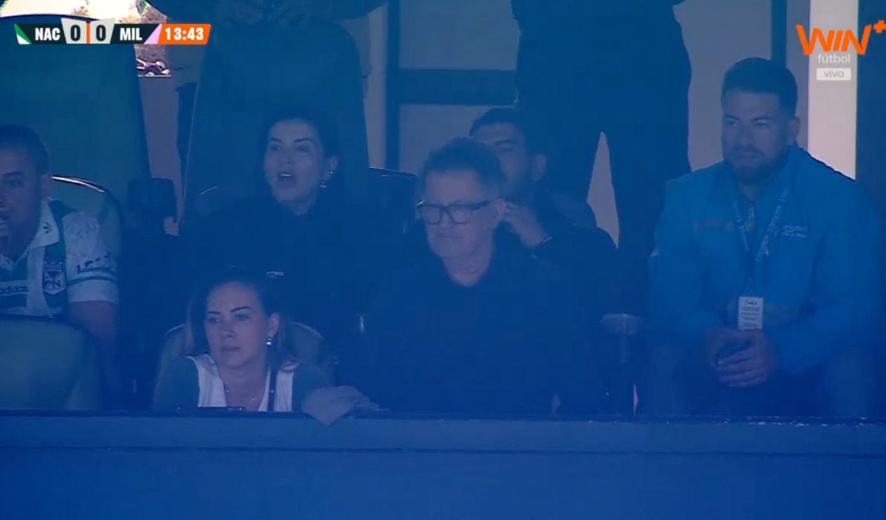 Juan Carlos Osorio en Nacional vs Millonarios