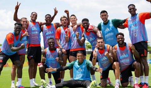 Selección Colombia en la concentración para las Eliminatorias