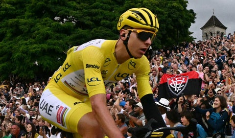Tadej Pogacar en el Tour de Francia 2025