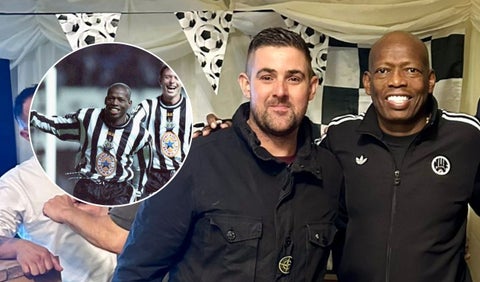 VIDEO: Tino Asprilla fue el invitado de lujo en Newcastle vs Barcelona