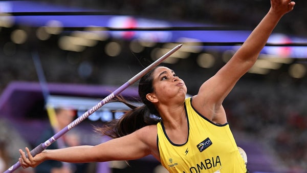 Dos colombianas clasificaron a la final del lanzamiento de jabalina del Mundial de atletismo