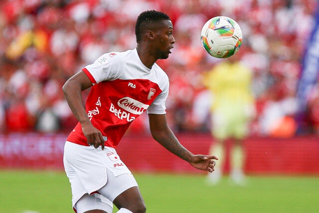 Yeicar Perlaza, jugador de Santa Fe
