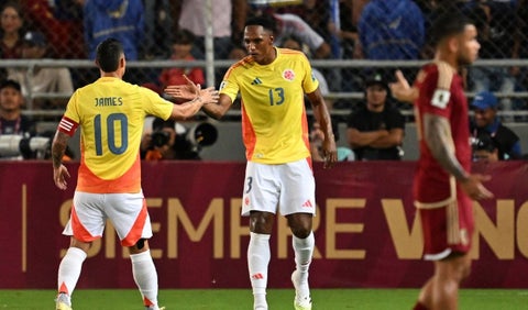 Yerry Mina vuelve a anotar gol con la Selección Colombia