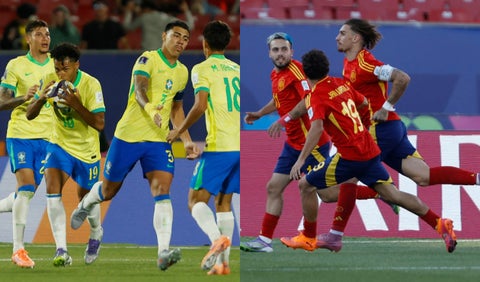 Brasil y España en el Mundial Sub-20