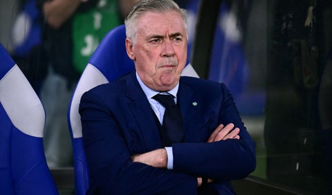 Carlo Ancelotti con la selección de Brasil