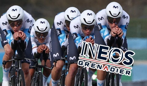 Ciclistas del Movistar Team