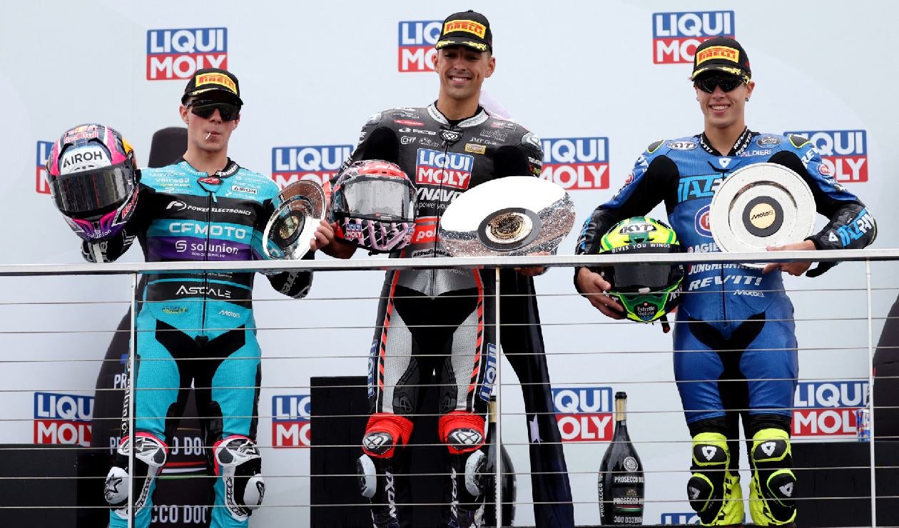 David Alonso, segundo en el GP de Australia de Moto 2