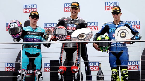 David Alonso fue segundo en el GP de Australia de Moto 2