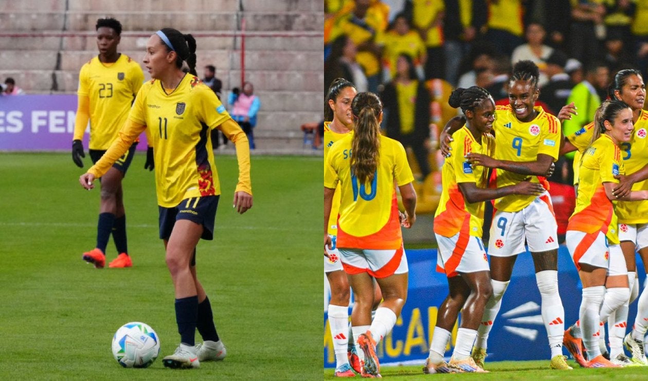 Ecuador vs Colombia Liga de Naciones Femenina