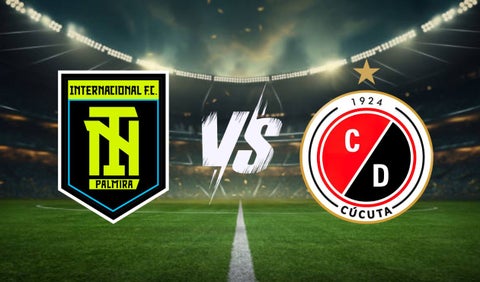 Internacional de Palmira y Cúcuta Deportivo se enfrentan por los cuadrangulares del Torneo BetPlay 2025-II